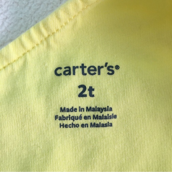 🌼 Yellow Daisy Top with Trim by Carter's 🌼 - Picture 5 of 10